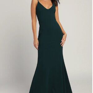 Lulus Forst Green Maxi Dress